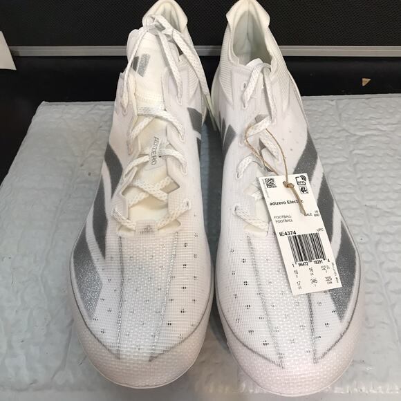 Addidas Adizero Electric Football Cleats Men’s 17 White IE4374 - Picture 5 of 16
